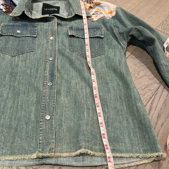 Le Superbe Surf Cowboy pearl snap Size 8/M - Picture 6 of 9